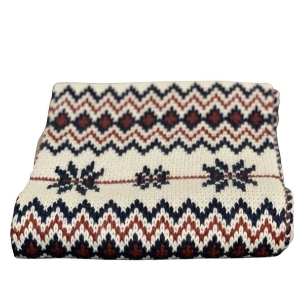 Timberland Fair Isle Knit Scarf - Picture 3 of 3
